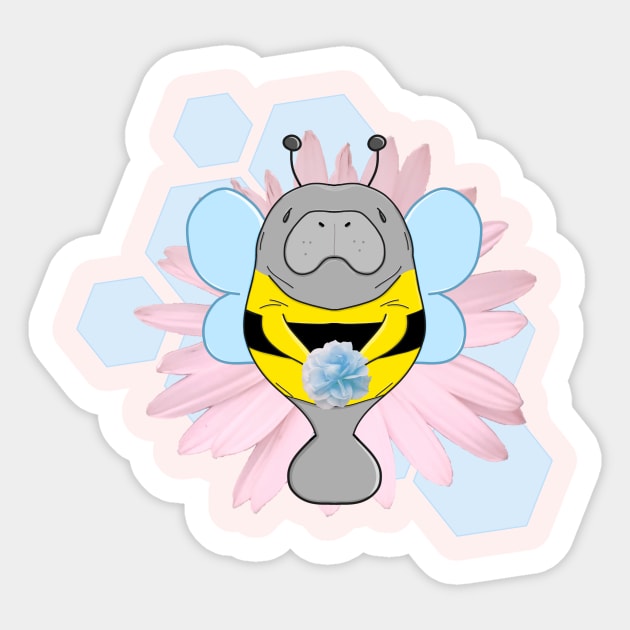 Manabee Sticker by moonlitdoodl